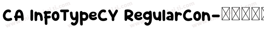 CA InfoTypeCY RegularCon字体转换